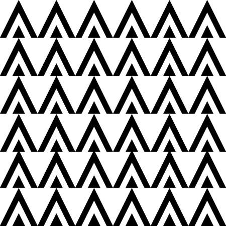 Abstract striped textured geometric seamless pattern. Vector.のイラスト素材