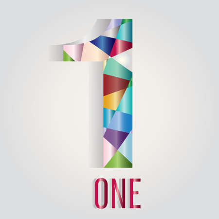 One  Typeのイラスト素材