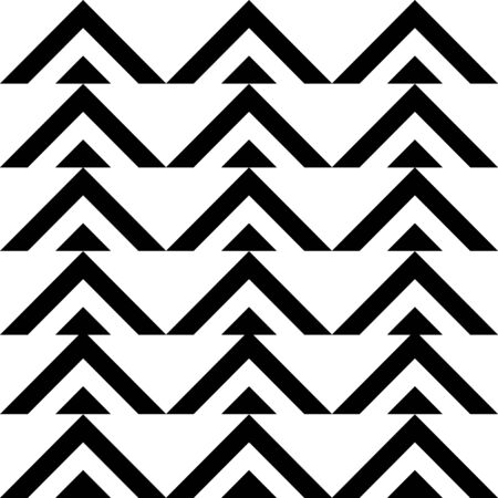 Abstract striped textured geometric seamless pattern. Vector.のイラスト素材