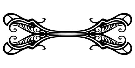 Pattern. Design.Tattoo. Ornament.のイラスト素材