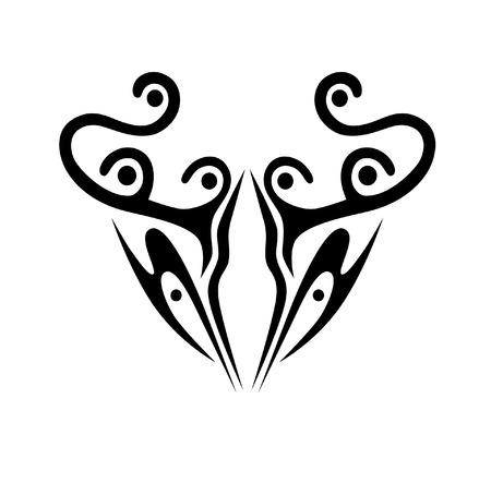 Pattern. Design.Tattoo. Ornament.のイラスト素材