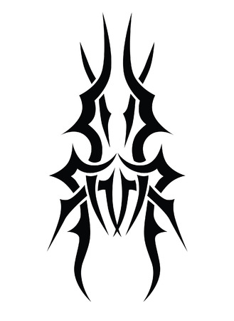 Pattern. Design. Tattoo. Ornament.のイラスト素材