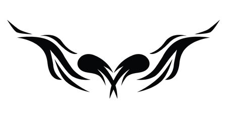 Pattern. Design. Tattoo. Ornament.のイラスト素材