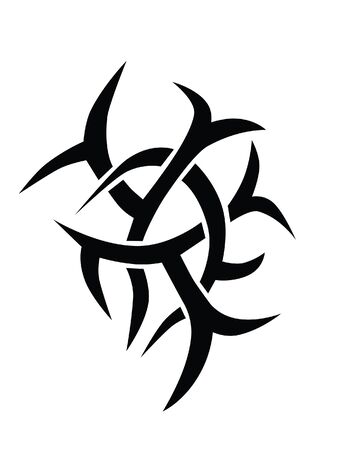 Pattern. Design. Tattoo. Ornament.のイラスト素材