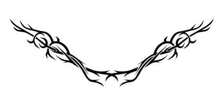 Pattern. Design. Tattoo. Ornament.のイラスト素材