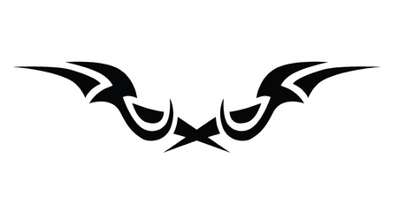 Pattern. Design. Tattoo. Ornament.のイラスト素材