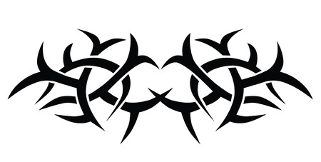 Pattern. Design. Tattoo. Ornament.のイラスト素材