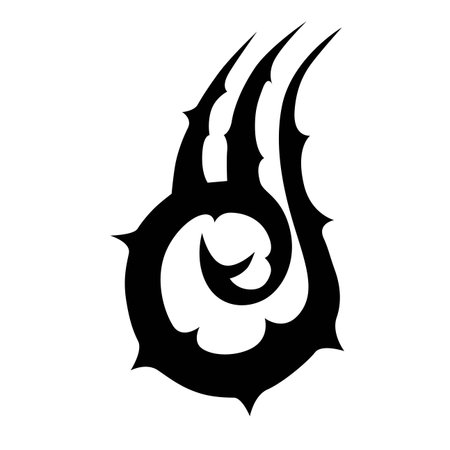Tattoo tribal vector designs. Tribal tattoos. Art tribal tattoo. Vector sketch of a tattoo. Idea for design.のイラスト素材
