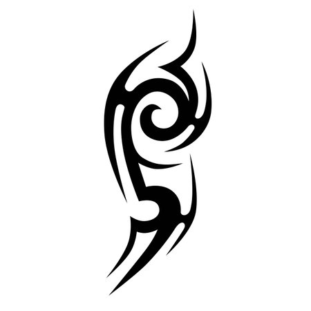 Tattoo tribal vector designs. Tribal tattoos. Art tribal tattoo. Vector sketch of a tattoo. Idea for design.のイラスト素材