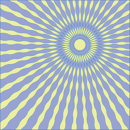 vector abstract background with yellow rays