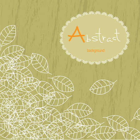 abstract background with the image of fallen leavesのイラスト素材