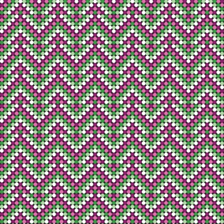 Herringbone Pattern in bright colors repeat seamlessly のイラスト素材