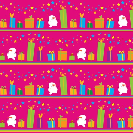 A vector illustration of gift boxes backgroundのイラスト素材