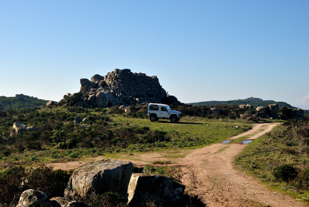 The new and the ancientの写真素材
