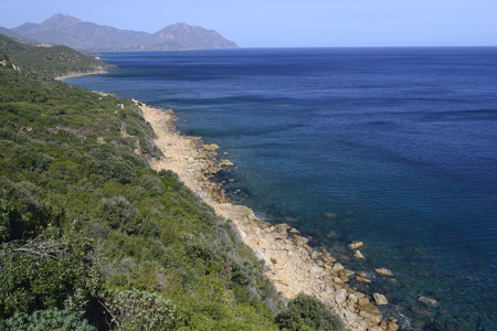 Serra Longa coast, Lanuseiの写真素材