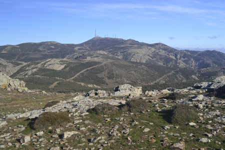 View of Serpeddì from Tratzalisの写真素材