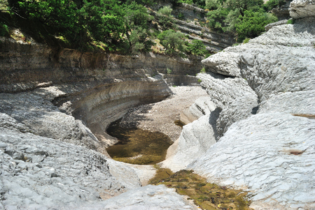 Flumineddu river near Sa Giunturaの写真素材