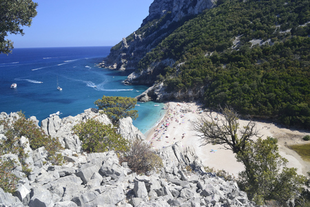 Cala Sisineの写真素材