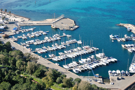 Marina Piccola portの写真素材