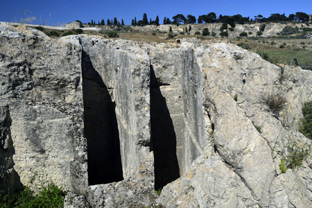 Punic necropolis of Tuvixedduの写真素材