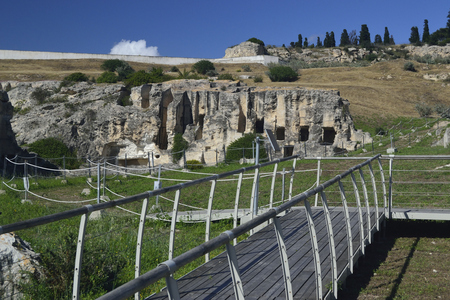 Punic necropolis of Tuvixedduの写真素材