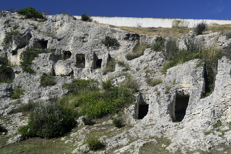 Punic necropolis of Tuvixedduの写真素材