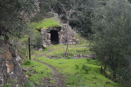 Abandoned mine of Baccu Arrodasの写真素材
