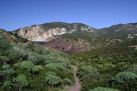 Trail to Porto Coralloの写真素材