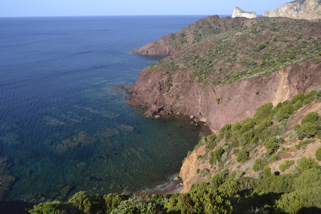 The coast of Nebidaの写真素材