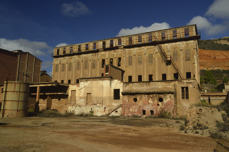 Abandoned mine of Monteponiの写真素材