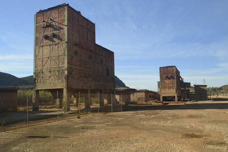Abandoned mine of Monteponiの写真素材