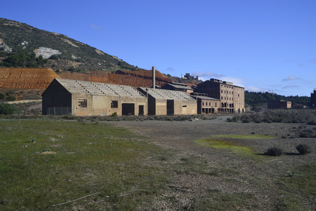 Abandoned mine of Monteponiの写真素材