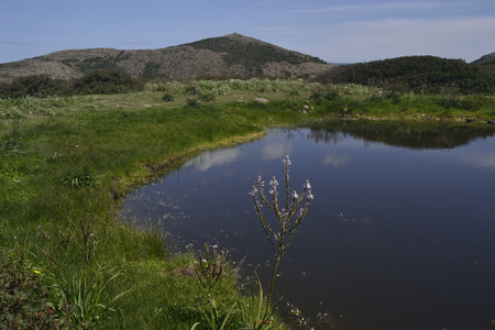 Lake of Sirimagusの写真素材