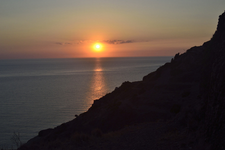 Sundown in Nebidaの写真素材