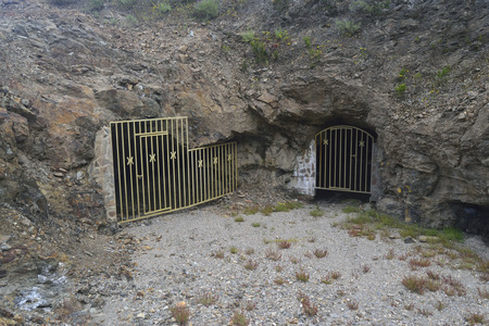 Abandoned mine of Baccu Locciの写真素材