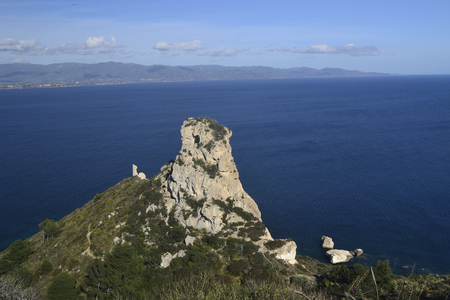 View of Capo Sant'Eliaの写真素材