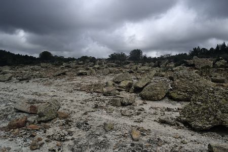 View of Argallargiu plateauの写真素材