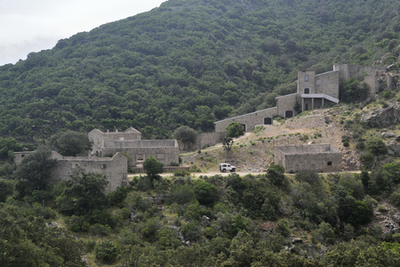 Abandoned mine of Baccu Locciの写真素材