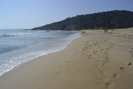 Beach of Bay Chiaの写真素材