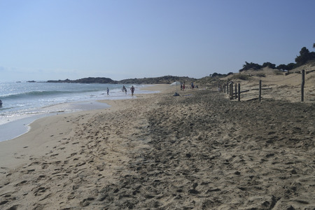 Beach of Campana in Chiaの写真素材