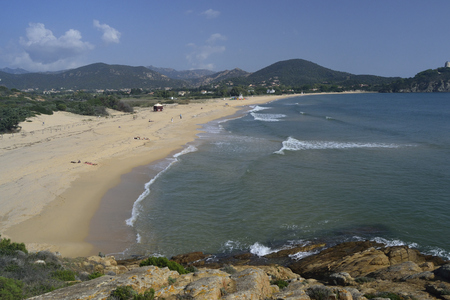 Beach of Bay Chiaの写真素材