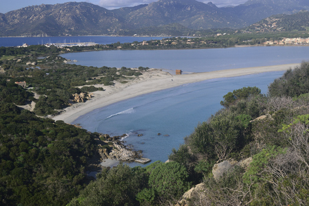 Beach of Porto Giuncoの写真素材