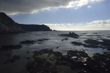 Coast of Capo Malfatanoの写真素材