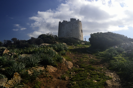 Tower of Capo Malfatanoの写真素材
