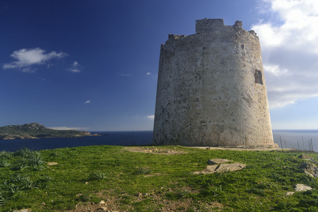 Tower of Capo Malfatanoの写真素材