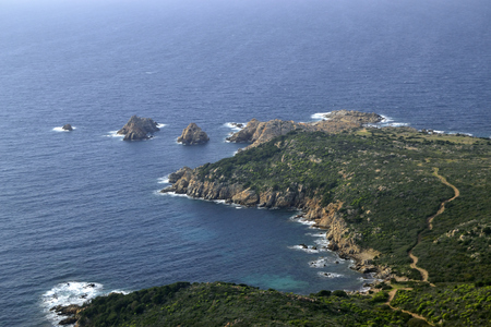 Coast of Capo Spartiventoの写真素材
