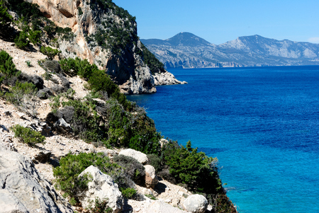 Coast of Cala Goloritzの写真素材