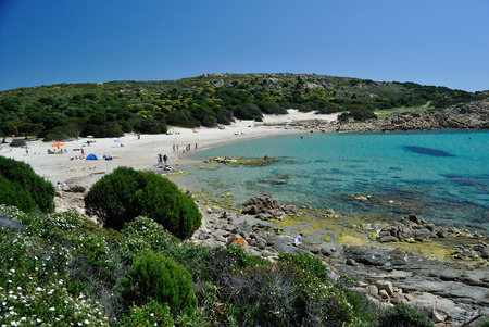 View of Cala Cipollaの写真素材