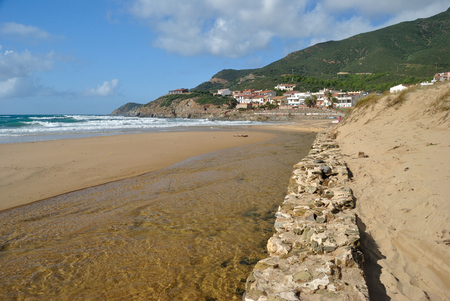 Beach of Portixedduの写真素材