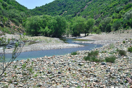 View of rio Ollastuの写真素材